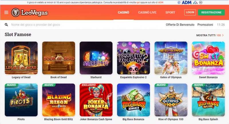 LeoVegas casino